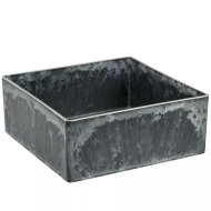 Doniczka na bonsai 15x15 cm, imitacja kamienia, z recyklingu