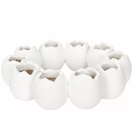 Figurka wianek z jajek 21 cm | Wielkanocna dekoracja stołu, parapetu i wnętrz