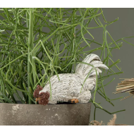 Figurka kogut wielkanocny 33 cm | Dekoracja na stół, balkon, ogród, wodoodporna