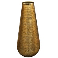 Wazon podłogowy złoty 48 cm | Metalowy wazon na gałęzie i bukiety, elegancki prezent