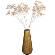 Wazon podłogowy złoty 48 cm | Metalowy wazon na gałęzie i bukiety, elegancki prezent