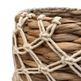 Doniczka boho z makramą | Naturalna doniczka z trawy morskiej