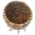 Doniczka boho z makramą | Naturalna doniczka z trawy morskiej