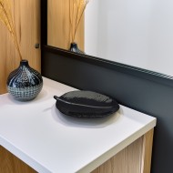 Talerzyk Liść Ceramiczny Czarny | Stylowy Dodatek do Wnętrza