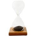 Magnetyczna klepsydra dekoracyjna 90 sekund – Stylowy dodatek z drewnianą podstawką