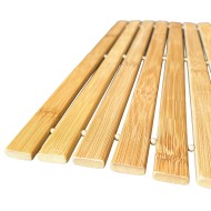 Naturalna bambusowa mata łazienkowa 60x40 cm – Antypoślizgowa, elegancka i trwała