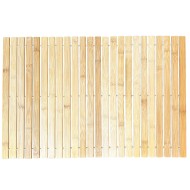 Naturalna bambusowa mata łazienkowa 60x40 cm – Antypoślizgowa, elegancka i trwała