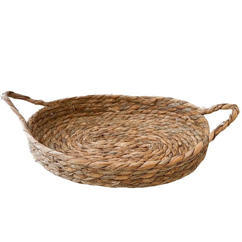 Taca Boho z trawy morskiej – Naturalna dekoracja z uchwytami do domu i na taras