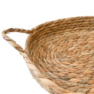 Taca Boho z trawy morskiej – Naturalna dekoracja z uchwytami do domu i na taras