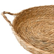 Taca Boho z trawy morskiej – Naturalna dekoracja z uchwytami do domu