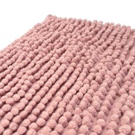 Różowy dywanik łazienkowy z antypoślizgiem 70x45 cm