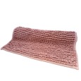 Różowy dywanik łazienkowy z antypoślizgiem 70x45 cm