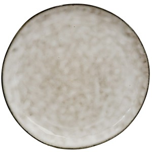 Talerz obiadowy szary ceramiczny 28 cm – elegancja na stole | Skandi