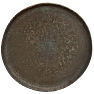 Talerz obiadowy brązowo-grafitowy 27 cm – styl i funkcjonalność | Skandi