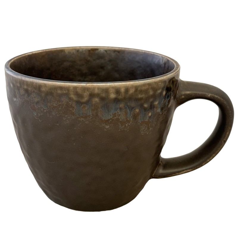 Kubek ceramiczny 470 ml brązowy – elegancki i pojemny | Skandi