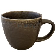 Kubek ceramiczny 470 ml brązowy – elegancki i pojemny | Skandi