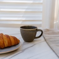 Kubek ceramiczny 470 ml brązowy – elegancki i pojemny | Skandi