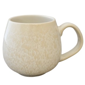 Kubek ceramiczny beżowy 330 ml – stylowy i funkcjonalny | Skandi.pl