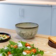 Szara miska obiadowa 750 ml – duża, ceramiczna, elegancka