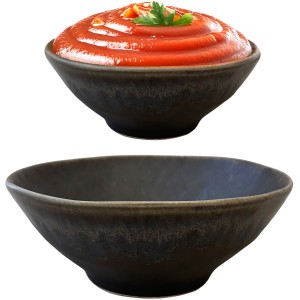 Miska ceramiczna szara 350 ml – stylowa i uniwersalna | Skandi