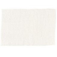 Biały dywanik łazienkowy z antypoślizgiem 70x45 cm
