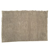 Brązowy dywanik łazienkowy z antypoślizgiem 70x45 cm