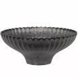 Misa dekoracyjna plastikowa szara z efektem kamienia 24,5 cm