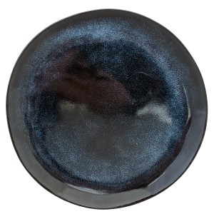 Talerz deserowy niebieski 20 cm – stylowa ceramika | Skandi