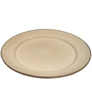 Talerz obiadowy beżowy 27 cm – elegancka ceramika | Skandi.pl