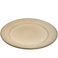 Talerz obiadowy beżowy 27 cm – elegancka ceramika | Skandi.pl