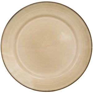 Talerz obiadowy beżowy 27 cm – elegancka ceramika | Skandi.pl