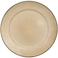 Talerz obiadowy beżowy 27 cm – elegancka ceramika | Skandi.pl