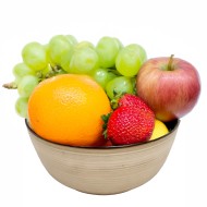 Beżowa misa ceramiczna 21 cm 1,5L na sałatki i owoce