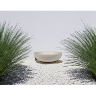 Misa ogrodowa jasnoszara z recyklingu 30 cm do poidełka lub dekoracji