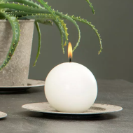 Podstawka beżowa 20 cm z imitacją piaskowca z tworzywa z recyklingu