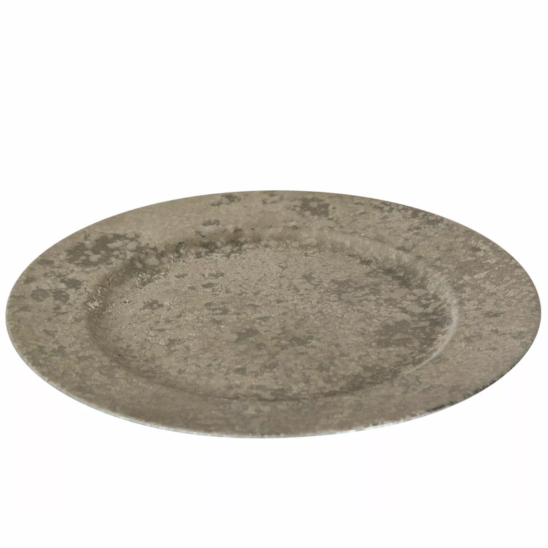 Podstawka beżowa 20 cm z imitacją piaskowca z tworzywa z recyklingu