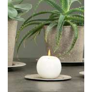 Podstawka beżowa 15 cm z imitacją piaskowca z tworzywa z recyklingu