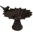 Poidełko żeliwne ogrodowe dla ptaków ⌀16 cm dekoracyjne karmnik retro
