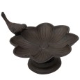 Poidełko żeliwne dla ptaków ogrodowe słonecznik 20 cm dekoracyjne