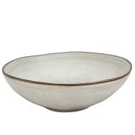 Misa ceramiczna jasnoszara 24 cm – do owoców, sałatek i serwowania
