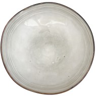 Misa ceramiczna jasnoszara 24 cm – do owoców, sałatek i serwowania