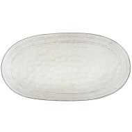 Półmisek ceramiczny jasnoszary 31,5 cm – elegancki dodatek do każdej zastawy