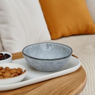 Miska ceramiczna błękitna 600 ml – do zupy, sałatek i codziennych dań