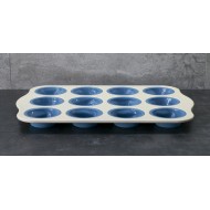 FORMA DO PIECZENIA BABECZEK CIASTEK silikonowa / metalowa niebieska