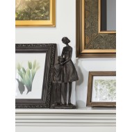 Figurka dekoracyjna Mama i Syn 32 cm czarna prezent Dzień Matki