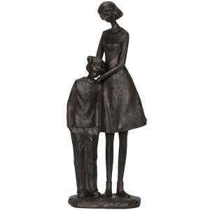 Figurka dekoracyjna Mama i Syn 32 cm czarna prezent Dzień Matki