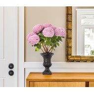 Doniczka osłonka kielich antyczny styl 17,5 cm brązowa retro bez odpływu