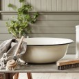 Duża Emaliowana Misa 40 cm – Klasyczny, Wiejski Styl 9 litrów