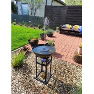 Okrągła Misa z Imitacją Marmuru - Ekologiczna, Z Tworzywa Recyklingowego