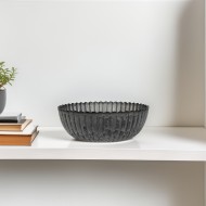 Szara Misa Dekoracyjna z Tworzywa Sztucznego – Imitacja Marmuru, 25 cm